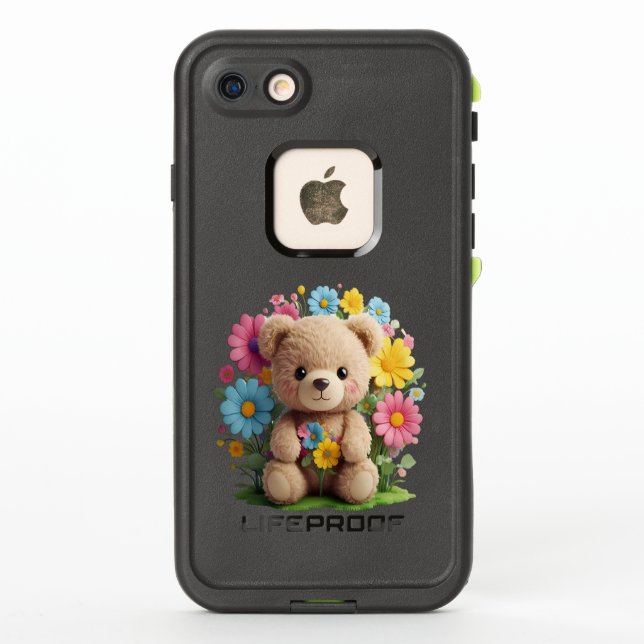 Teddy design.no.1- by Maaya_Prints, Phone case (Back)