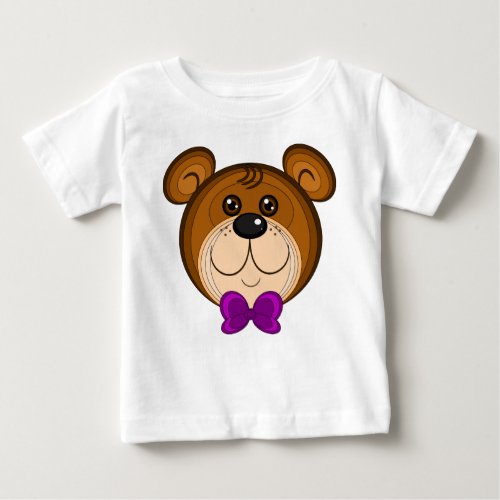 Teddy Face Infant Tee Shirt