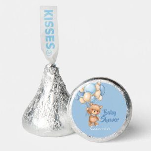 Teddy Girl baby shower -Blue Hershey®'s Kisses®