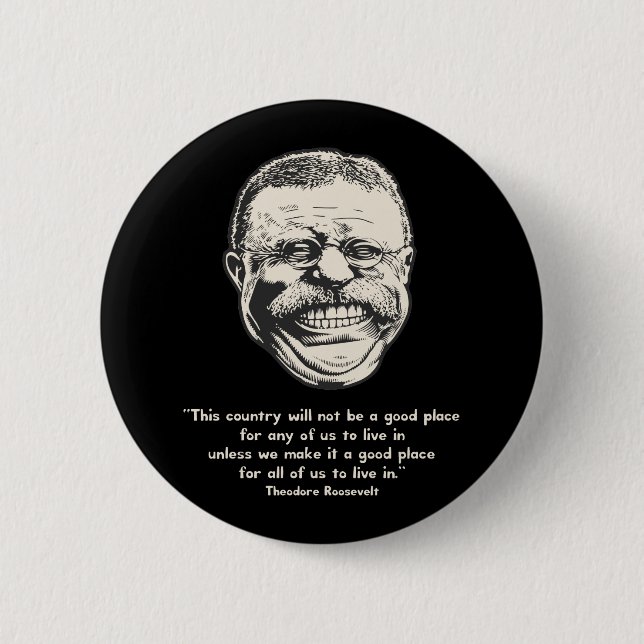 Teddy Good Place Button (Front)