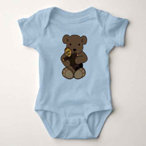 Teddy Love Baby Bodysuit