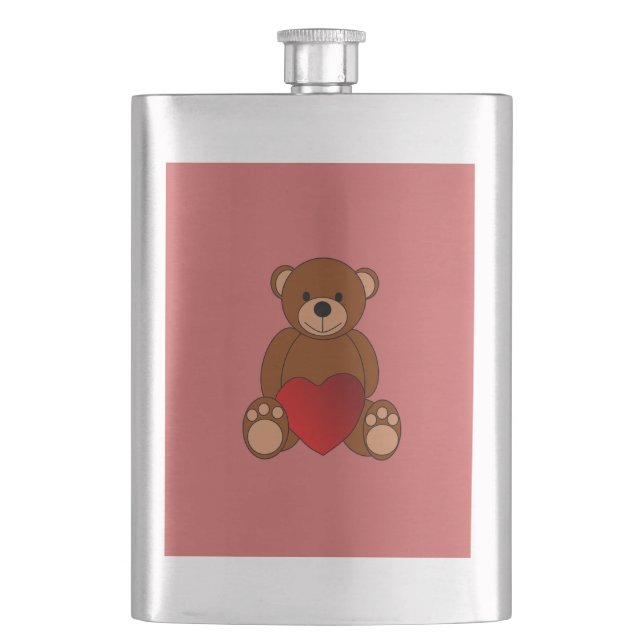 Teddy Love Flask (Front)