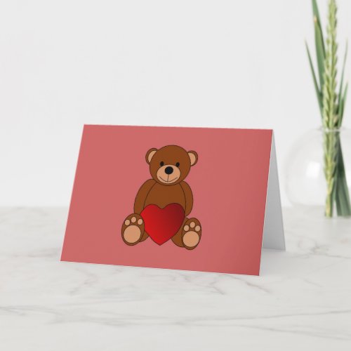 Teddy Love Holiday Card