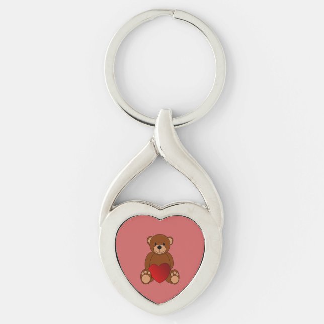 Teddy Love Keychain (Front)