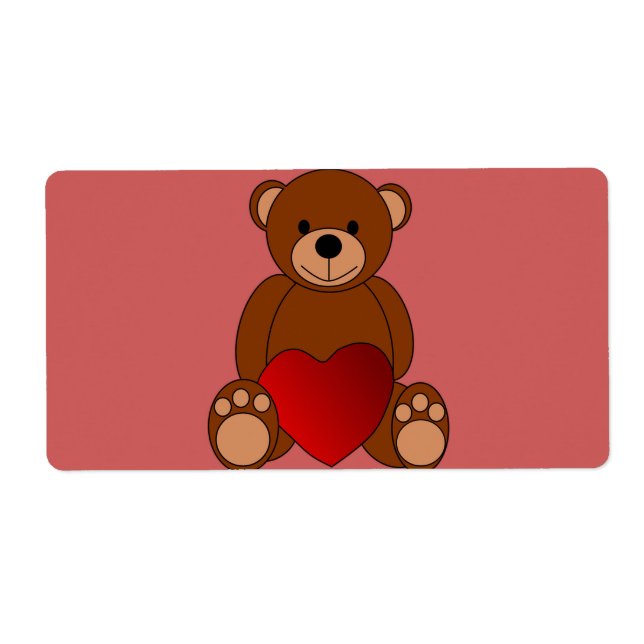 Teddy Love Label (Front)