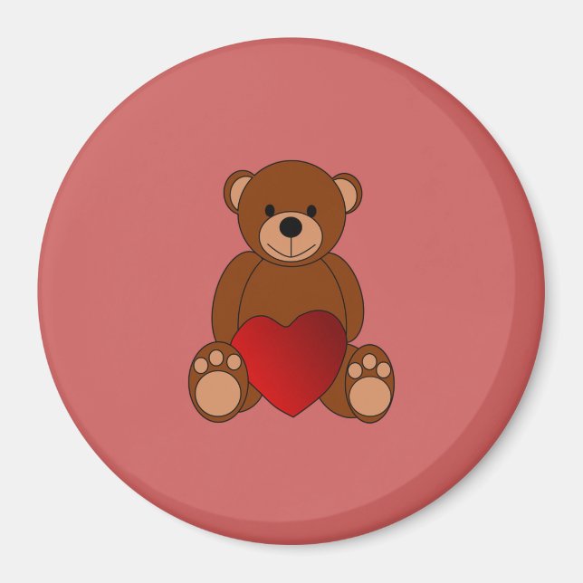 Teddy Love Magnet (Front)