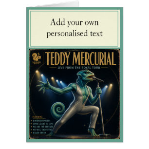 Teddy Mercurial Album; a Parody Cards