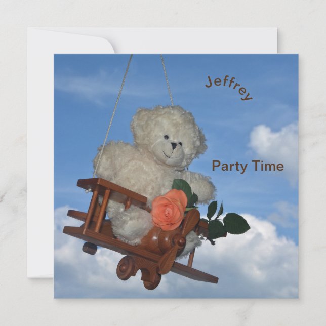 Teddy on journeys   -  Card (Front)