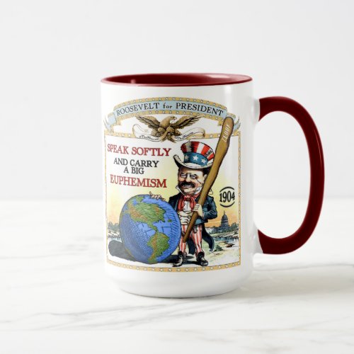 Teddy Roosevelt 1904 Campaign Mug