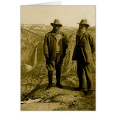 Teddy Roosevelt and John Muir at Glacier Point (Front)