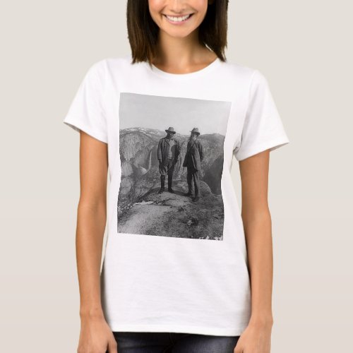 Teddy Roosevelt and John Muir  in Yosemite T_Shirt