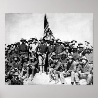 Teddy Roosevelt And The Rough Riders Poster