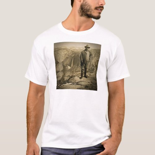 Teddy Roosevelt Glacier Point Yosemite Valley T_Shirt