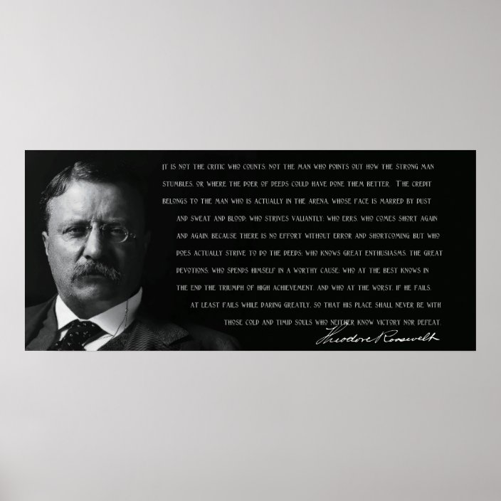 the man in the arena teddy roosevelt