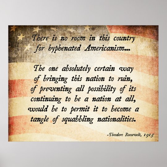 Teddy Roosevelt Quote Poster | Zazzle.com