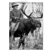 Teddy Roosevelt Riding A Bull Moose (Front)