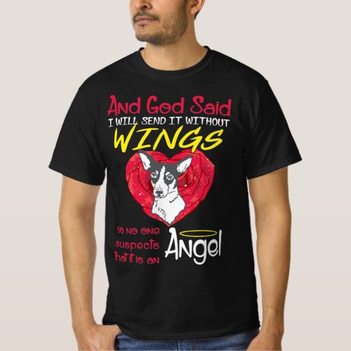 Teddy Roosevelt Terrier Angel Without Wings Gift T_Shirt