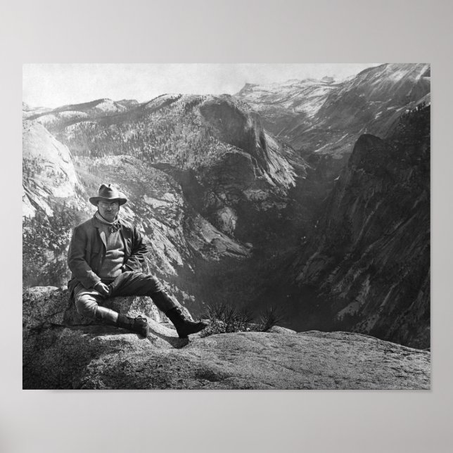 Teddy Roosevelt - Yosemite Circa 1903 Poster (Front)