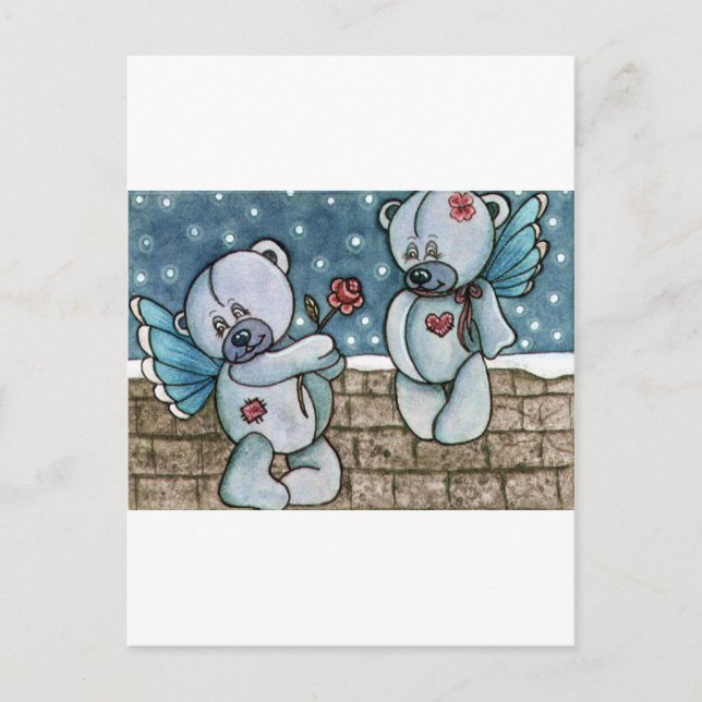 "TEDDY SHYNNESS" POSTCARD (Front)