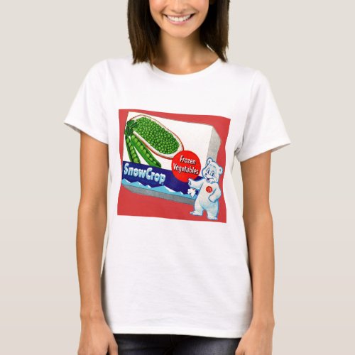 Teddy Snow Crop and Snow Crop vegetables box T_Shirt