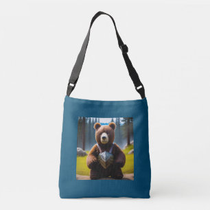 Teddy support crossbody bag