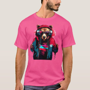 Teddy Techno Bear Music T-Shirt