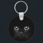 Teddy the Cat Keychain<br><div class="desc">I's to black cat. Meow</div>