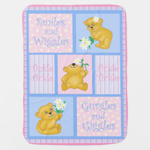 Teddy Tickles Baby Blanket