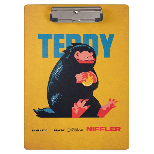 Teddy Vintage Graphic Clipboard (Front)
