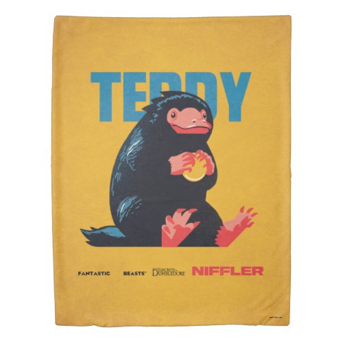 Teddy Vintage Graphic Duvet Cover