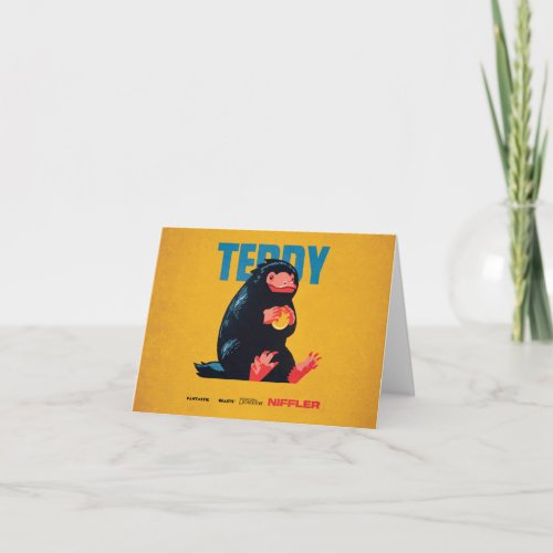 Teddy Vintage Graphic Note Card