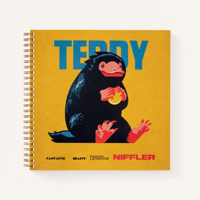 Teddy Vintage Graphic Notebook (Front)