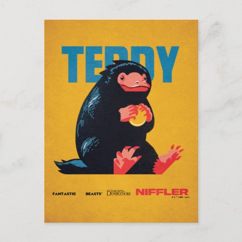 Teddy Vintage Graphic Postcard