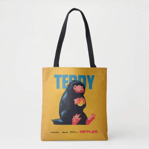 Teddy Vintage Graphic Tote Bag