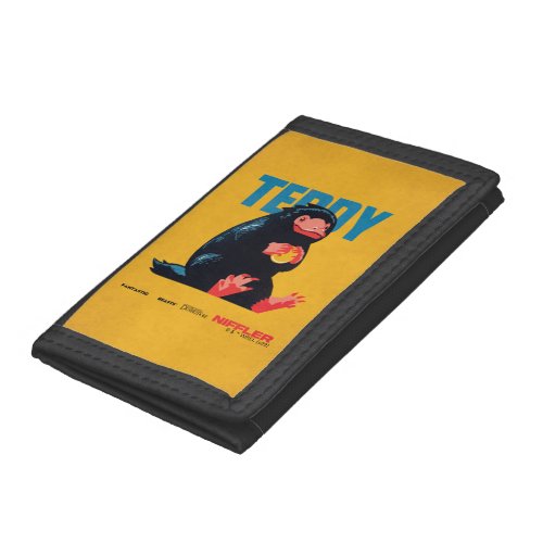 Teddy Vintage Graphic Trifold Wallet