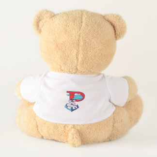 Teddy with Melville Anchor "P" T-shirt Teddy Bear