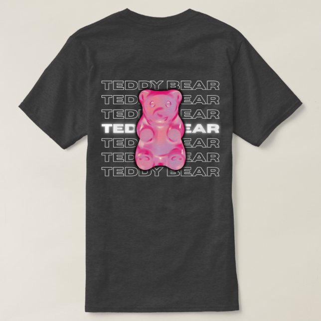 TeddyBear Graphic Streetwear T-Shirt (Design Back)