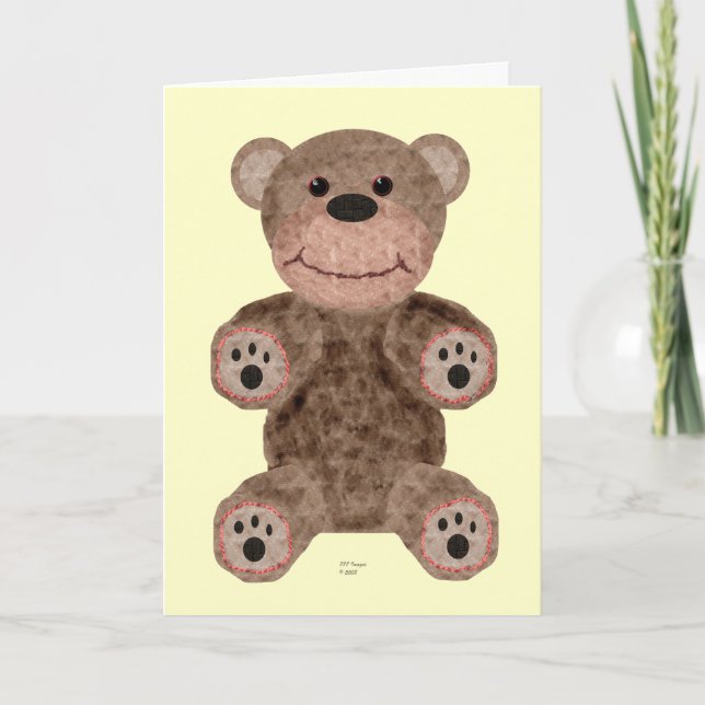 Teddybear - Greeting card (Front)