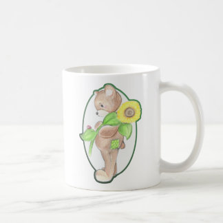 Teddybear, Ladybug, and Sunflower Mug