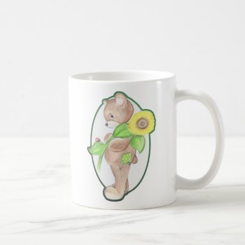 Teddybear  Ladybug  And Sunflower Mug by Customizables at Zazzle