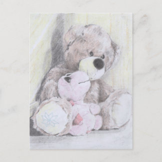 Teddy's best friend turtle postcard