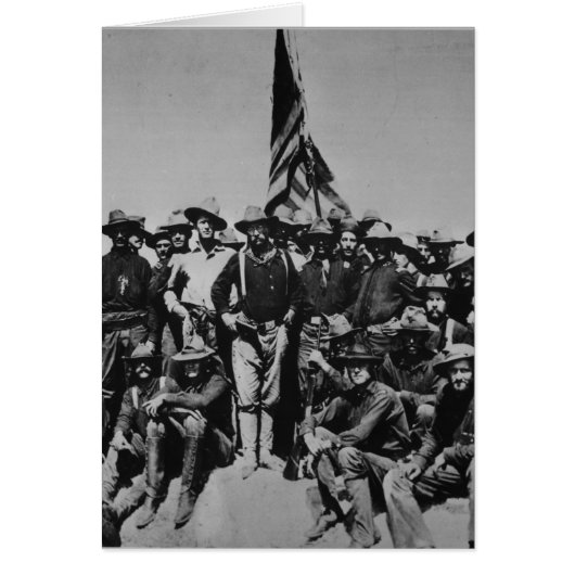 Teddy's Colts Teddy Roosevelt Rough Riders 1898 Cards (Front)