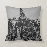 Teddy's Colts Teddy Roosevelt Rough Riders 1898 Throw Pillow