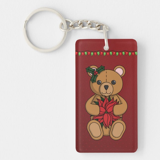 Teddy's Gift Acrylic Keychain (Front)