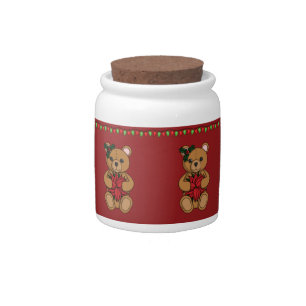 Teddy's Gift Candy Jar