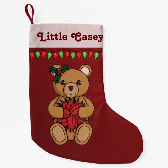 Teddy's Gift Custom Stocking (Front)