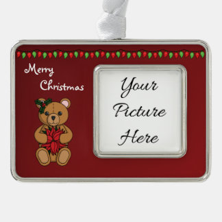 Teddy's Gift Frame Ornament