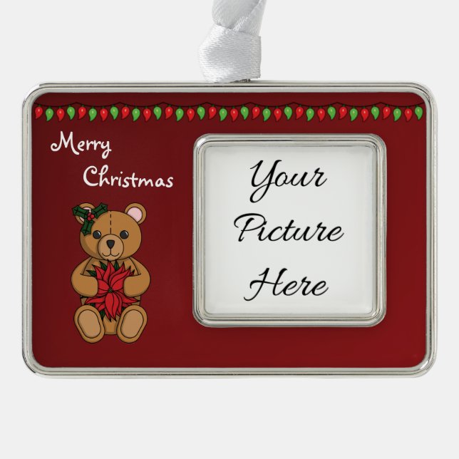 Teddy's Gift Frame Ornament (Front)