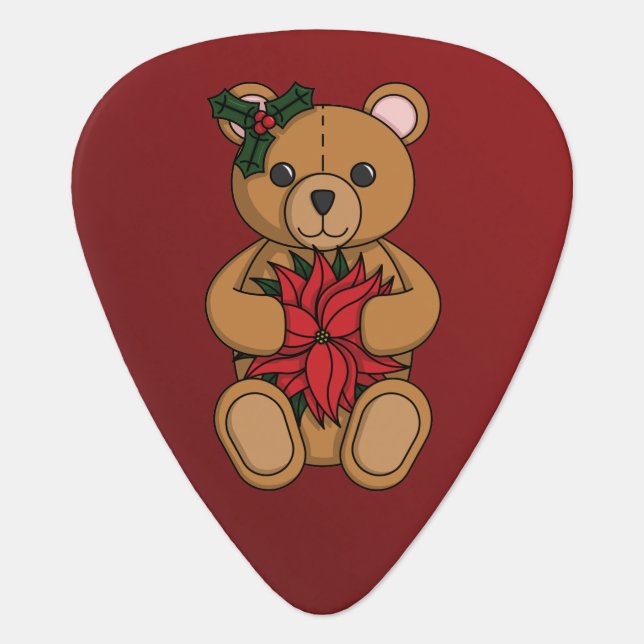 Teddy's Gift Guitar Pick (Front)