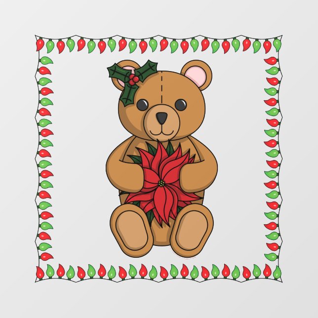 Teddy's Gift Wall Decal (Front)
